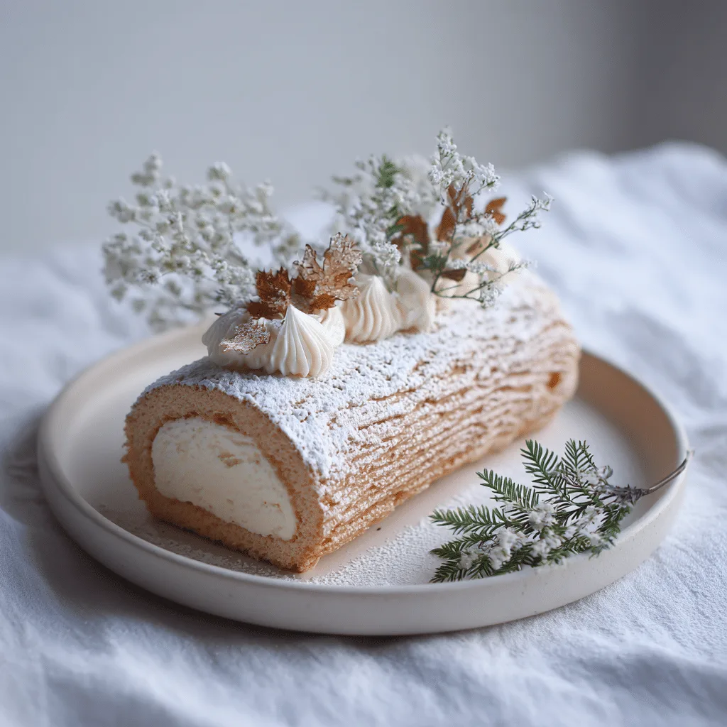Delight in This 5-Star Vanilla Yule Log Recipe - Recipe Image