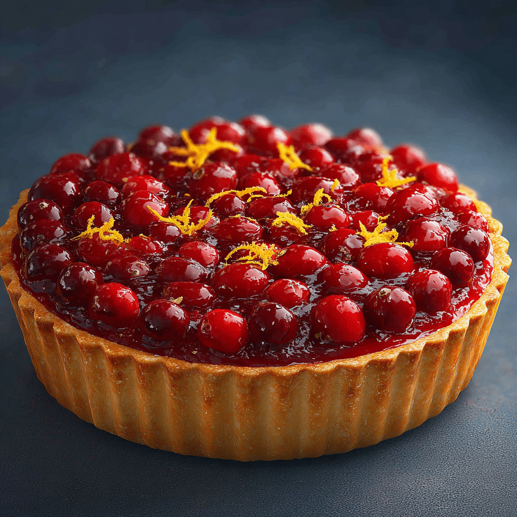 Cranberry Orange Tart: 5 Steps to Pure Joy Recipe - Recipe Image