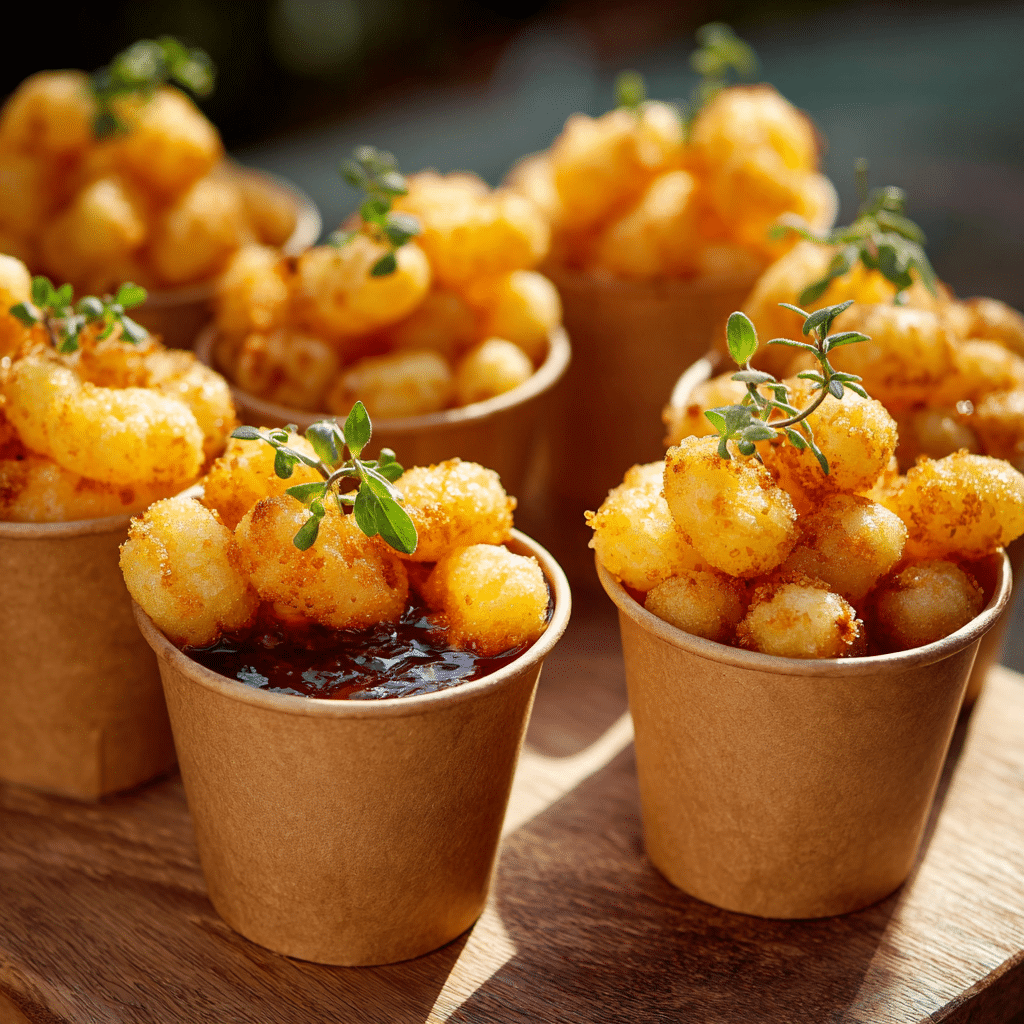 Crispy Gnocchi Snack Cups Recipe - Recipe Image
