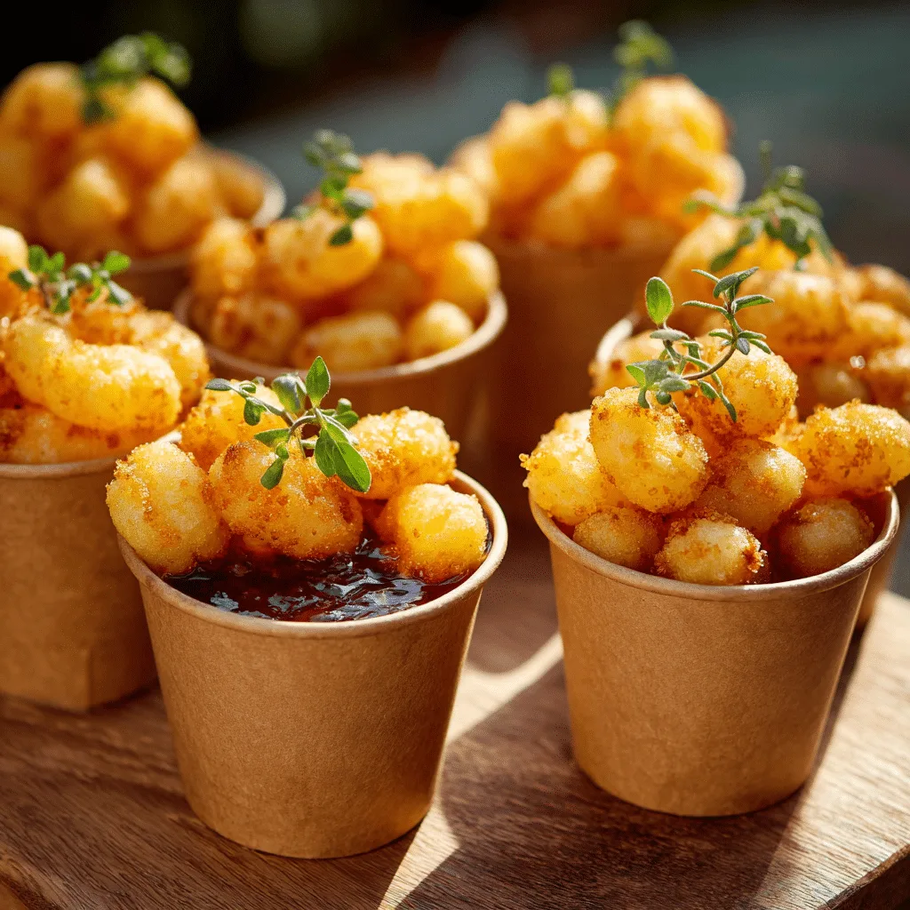 Crispy Gnocchi Snack Cups Recipe - Recipe Image