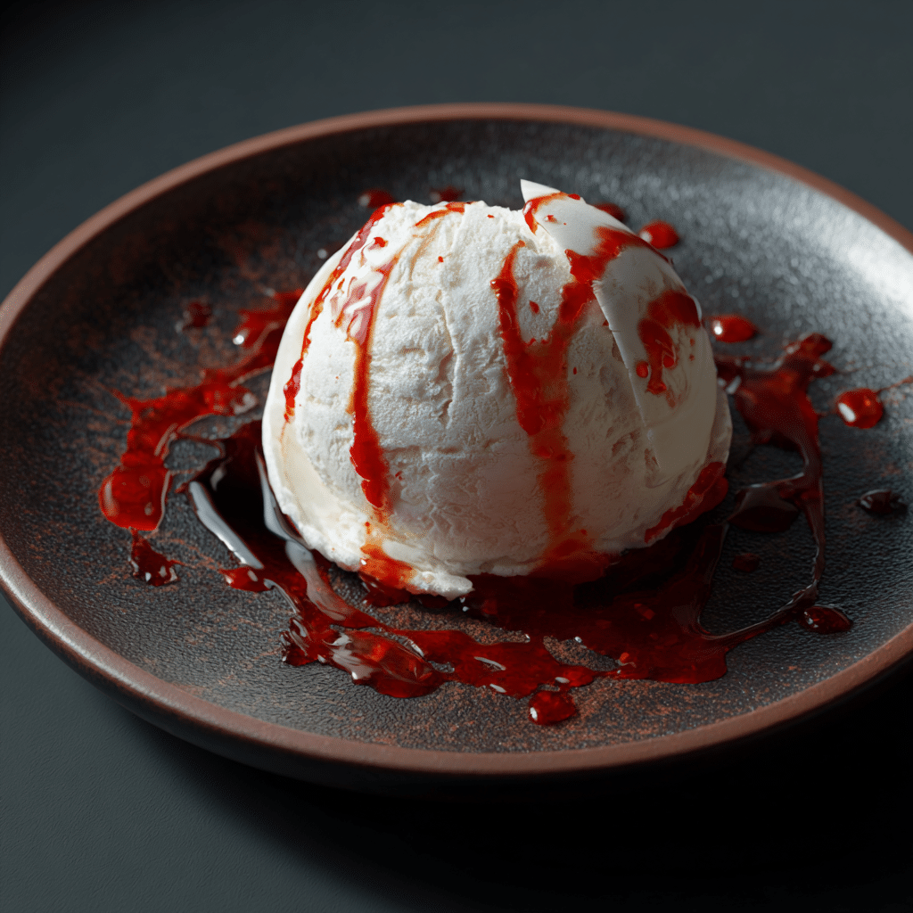 Chili Oil Ice Cream Drizzle Recipe - Recipe Image