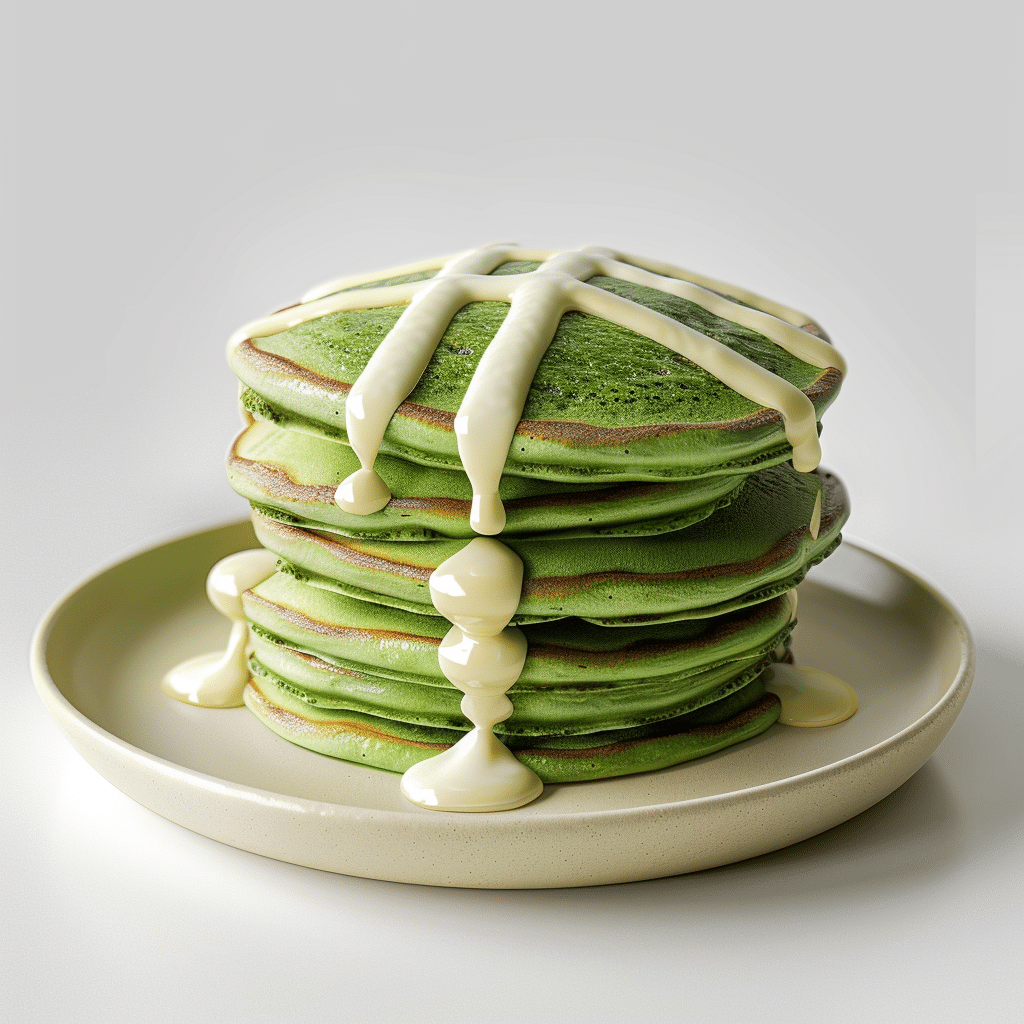 Soft Spinach Yogurt Breakfast Pancakes Recipe - Recipe Image