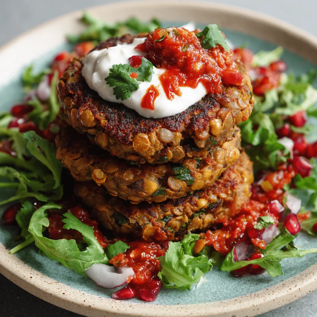 Crispy Lentil Breakfast Fritters Recipe - Recipe Image