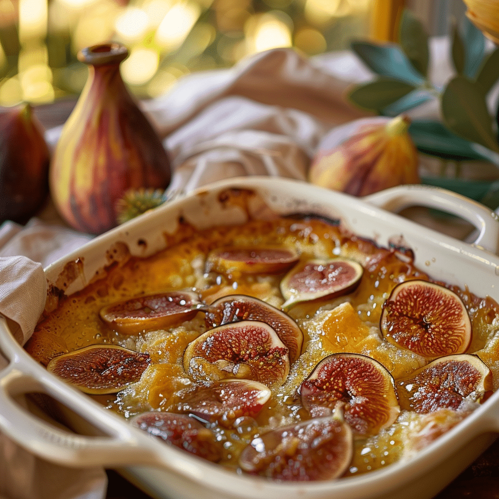 Soft Fig & Honey Breakfast Bake Recipe - Recipe Image