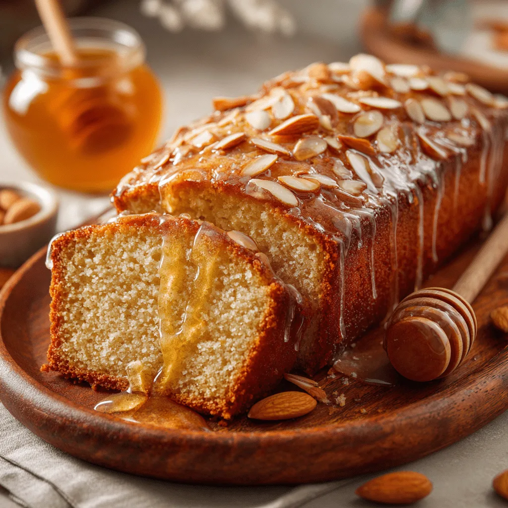 Honey Almond Cake Recipe - Recipe Image