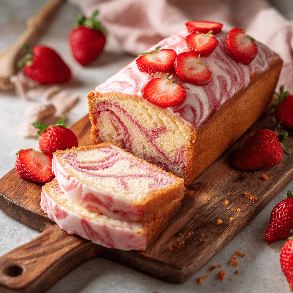 Strawberry Yogurt Cake Recipe - Recipe Image