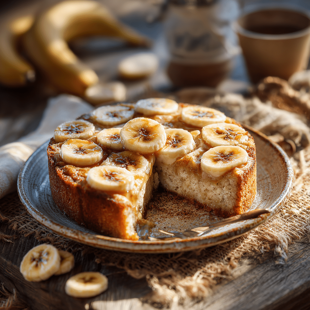 Soft Banana Breakfast Cake Recipe - Recipe Image