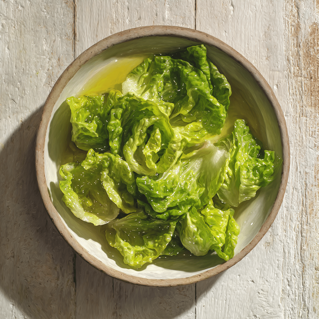 Simple Lemon Olive Oil Green Salad Recipe - Recipe Image