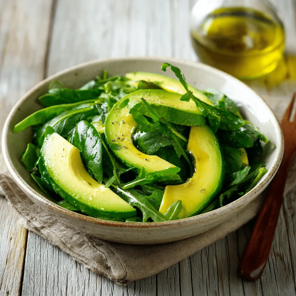 Simple Avocado Green Salad Recipe - Recipe Image