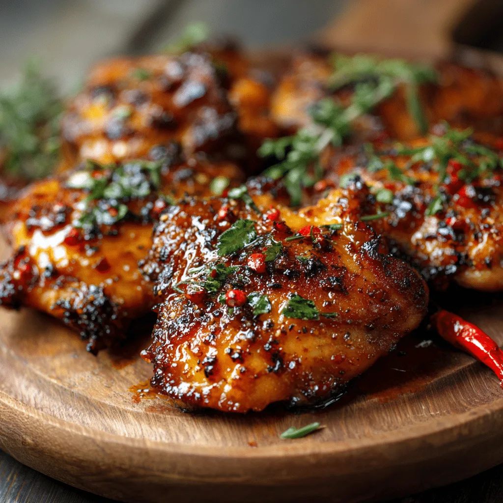 Simple Spicy Honey Chicken Recipe - Recipe Image