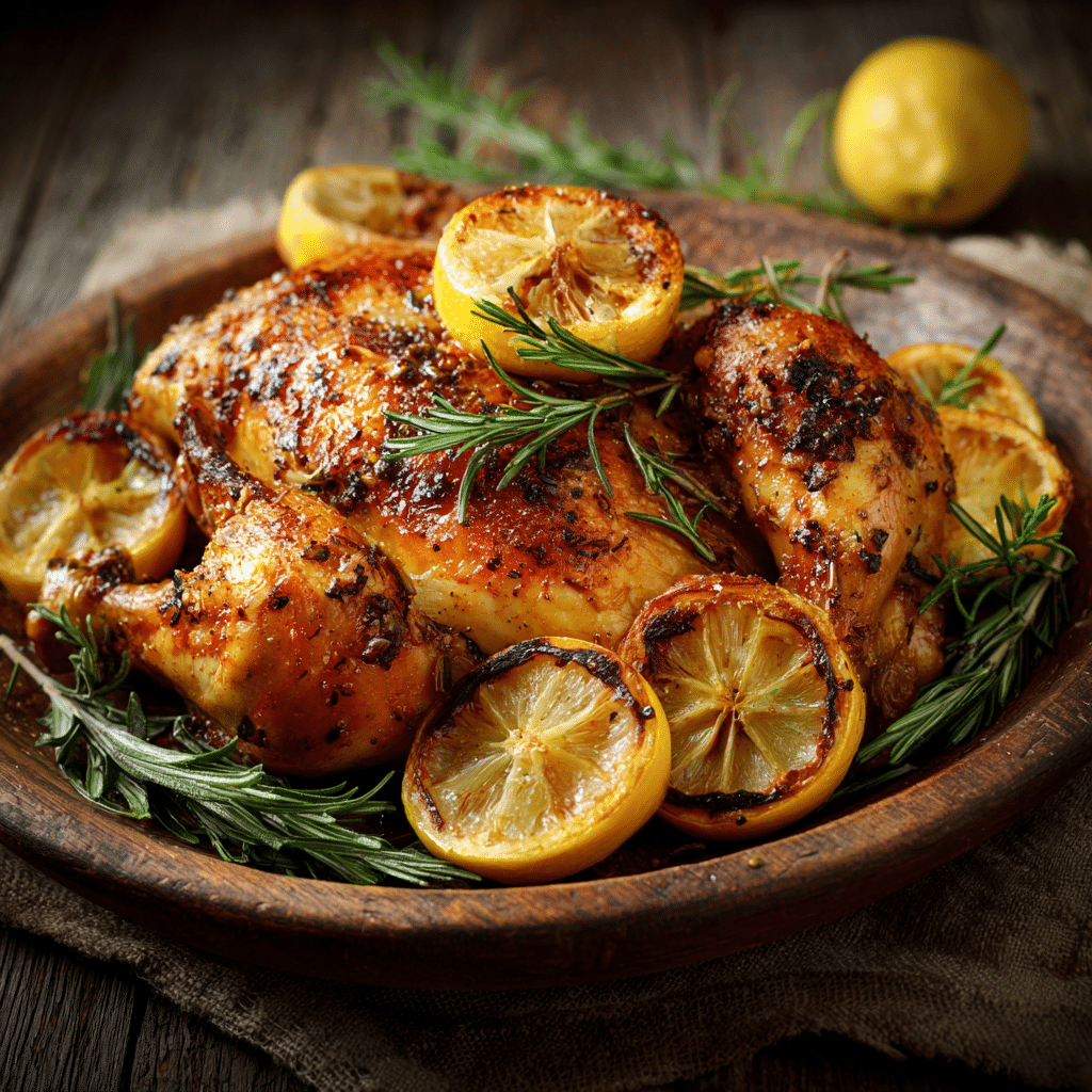 Simple Lemon Herb Roast Chicken Recipe - Recipe Image