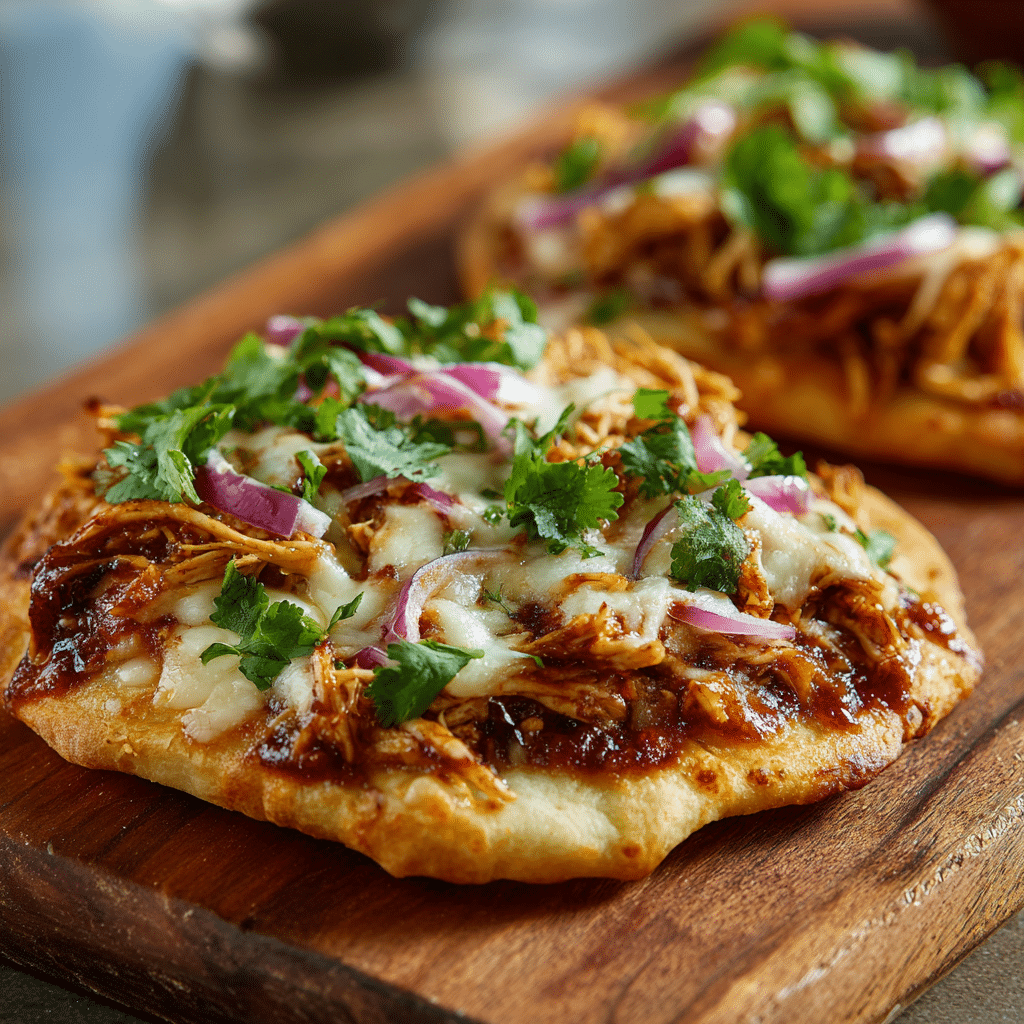Simple BBQ Chicken Pizza Recipe - Recipe Image