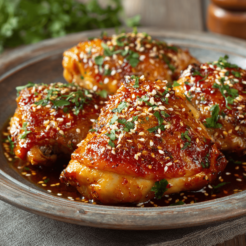 Simple Spicy Sriracha Chicken Recipe - Recipe Image