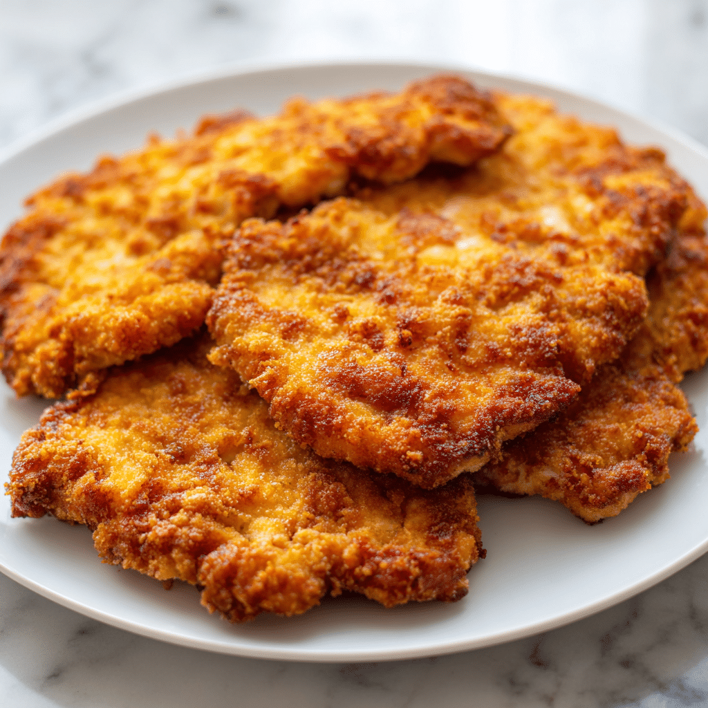 Simple Crispy Chicken Cutlets Recipe - Recipe Image
