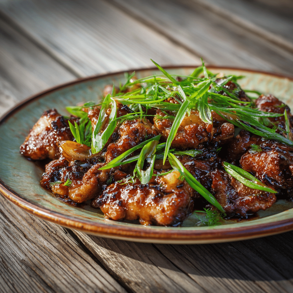 Simple Sweet Ginger Chicken Recipe - Recipe Image