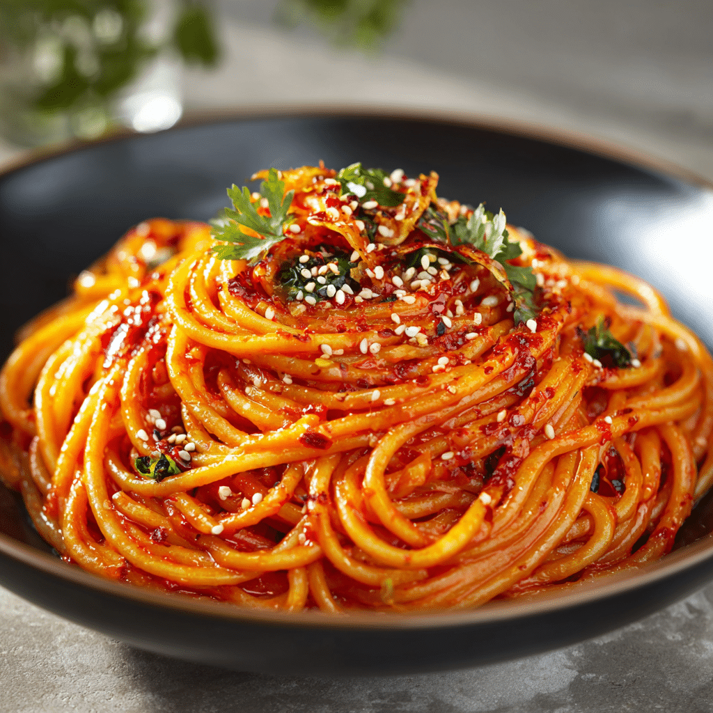 Gochujang Pasta (Only 15 minutes) Recipe - Recipe Image