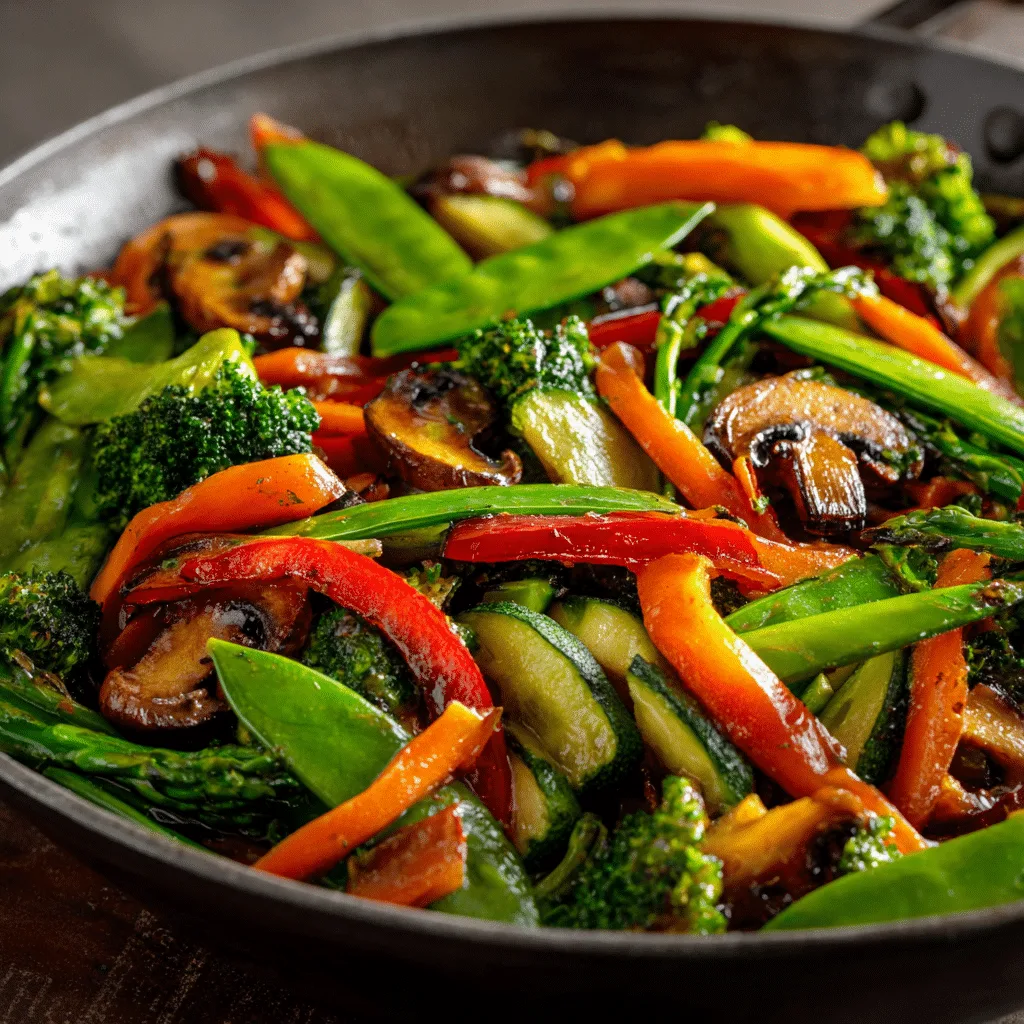 ▢1 pound mixed vegetables of your choice cut into bite size (We usually use broccoli, carrots, bell pepper, zucchini, mushrooms, and snow peas) Recipe - Recipe Image