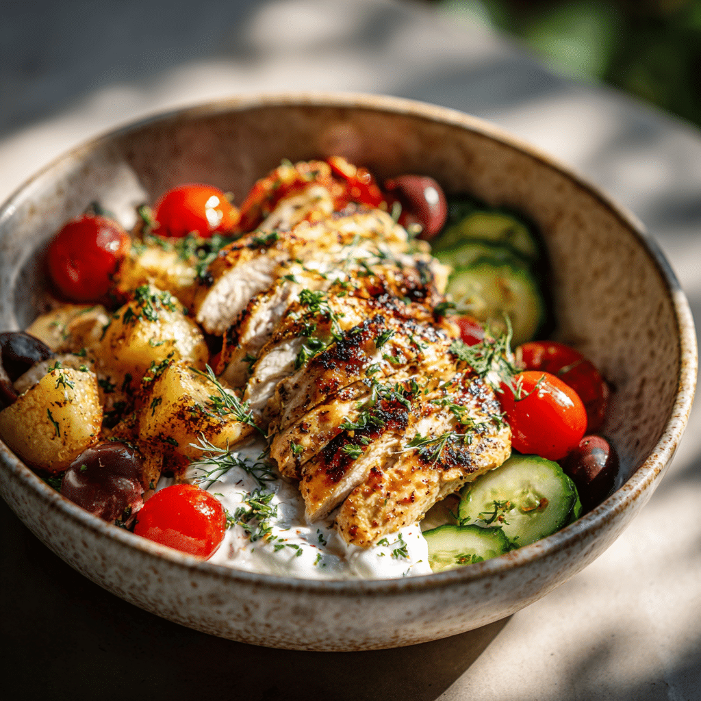 Mediterranean Chicken Bowl Recipe
