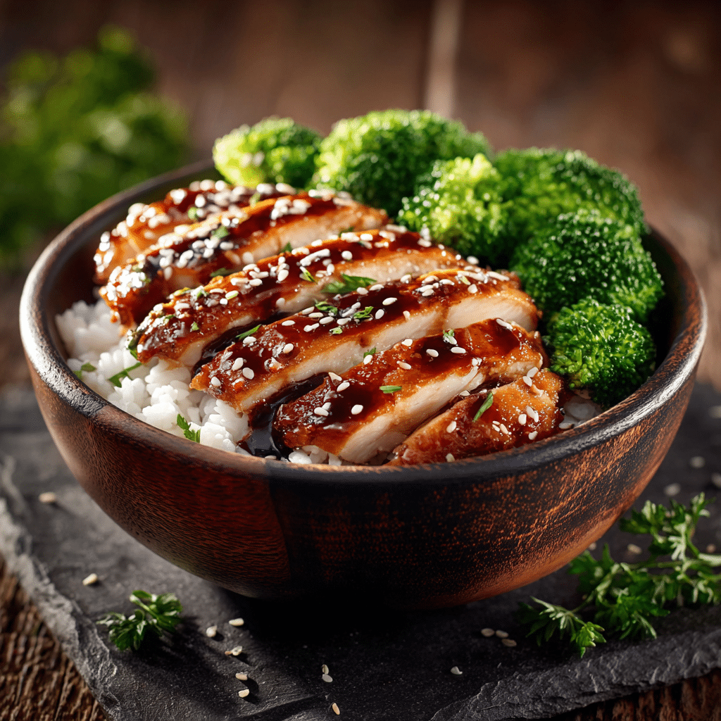 Teriyaki Light Chicken Bowl Recipe - Recipe Image