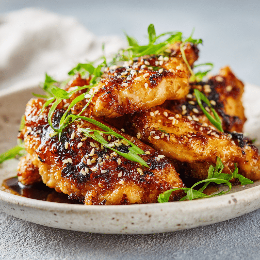 Air Fryer Ginger Soy Chicken (Light) Recipe - Recipe Image