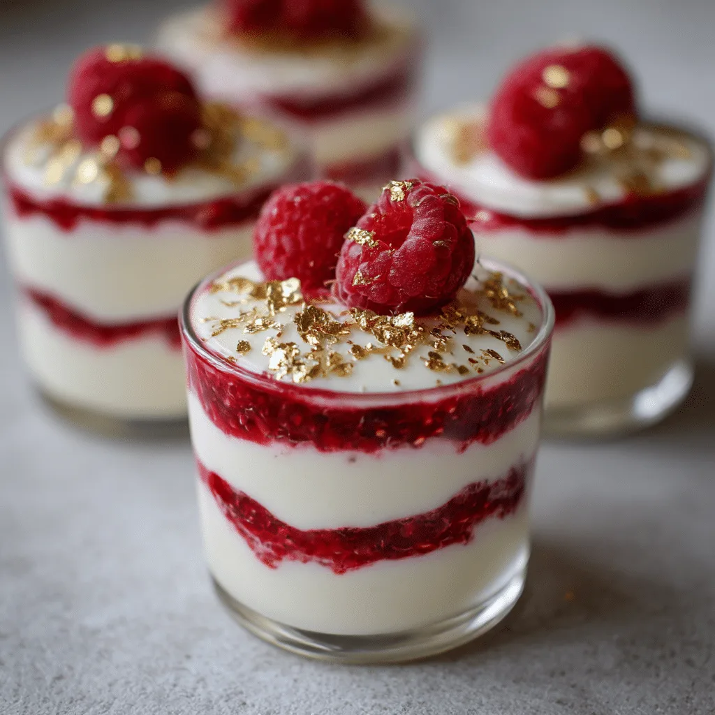 White Chocolate Raspberry Mini Mousse Recipe - Recipe Image