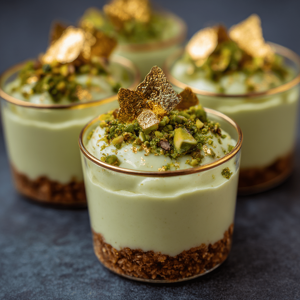 Pistachio Praline Mini Cups Recipe - Recipe Image