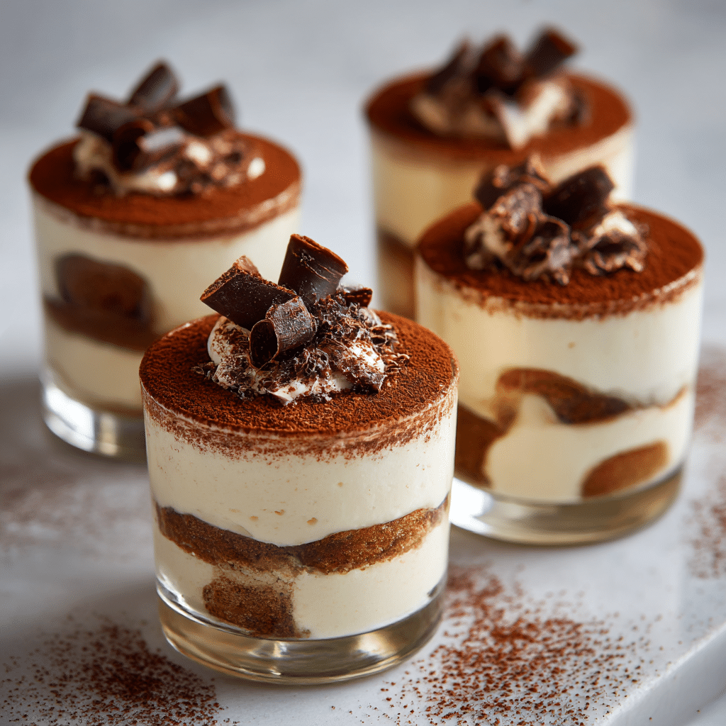 Tiramisu Mini Cups Recipe - Recipe Image
