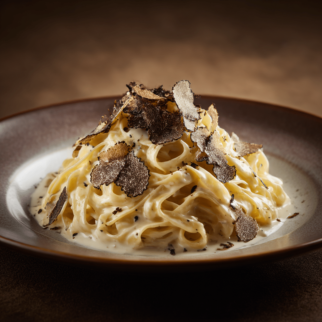 Truffle Cream Pasta Recipe - Recipe Image