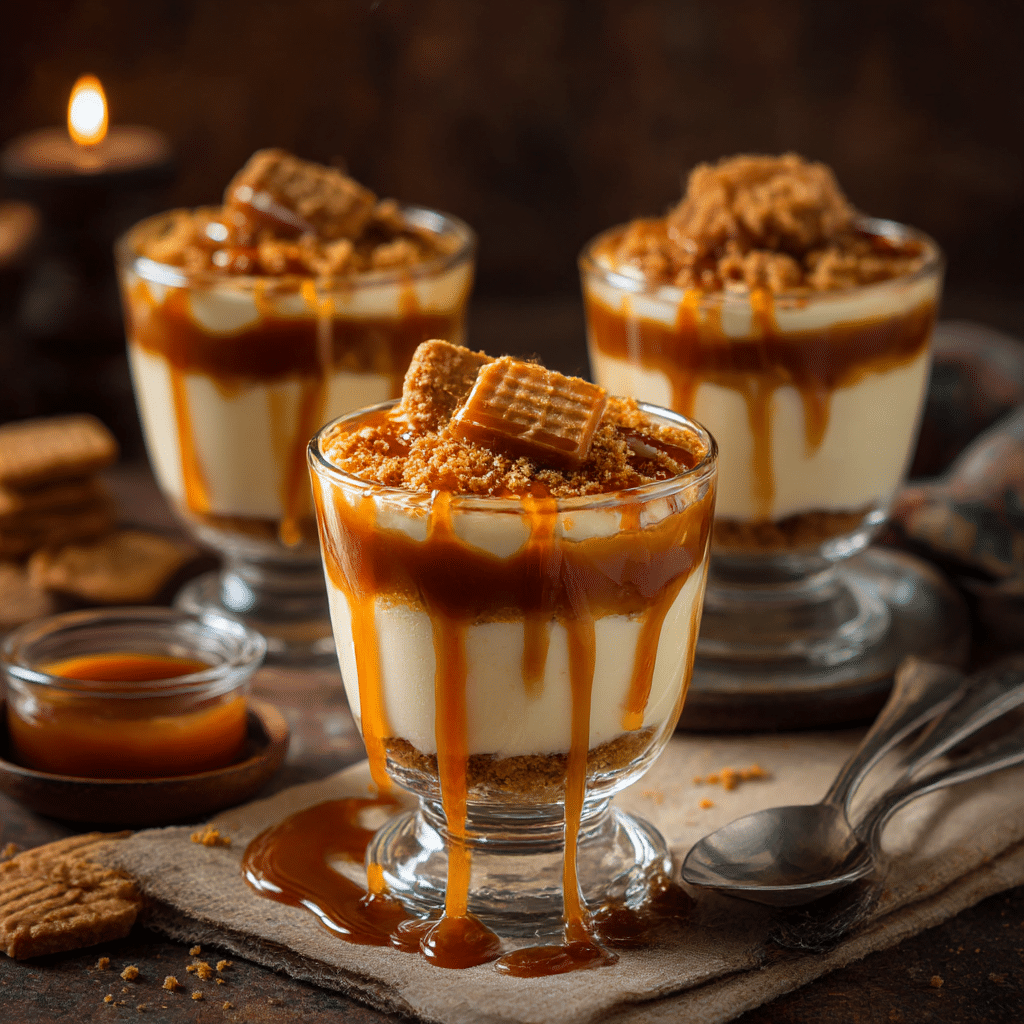 Caramel Lotus Cheesecake Cups Recipe - Recipe Image
