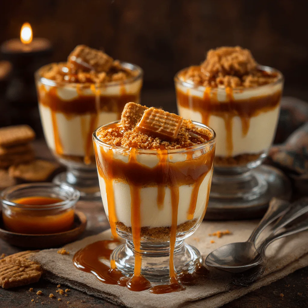 Caramel Lotus Cheesecake Cups Recipe - Recipe Image