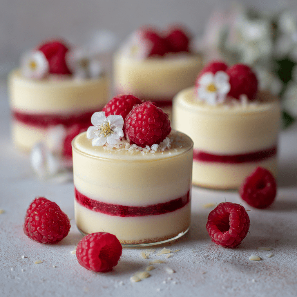 White Chocolate Raspberry Cups Recipe - Recipe Image