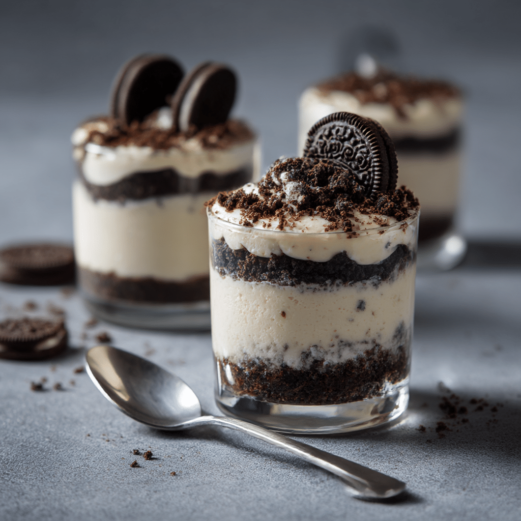 Oreo Cheesecake Cups Recipe - Recipe Image