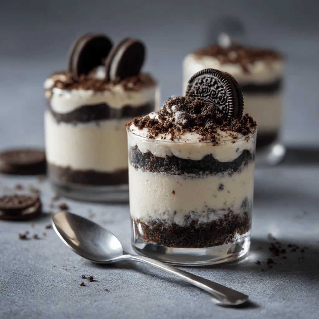 Oreo Cheesecake Cups Recipe - Recipe Image