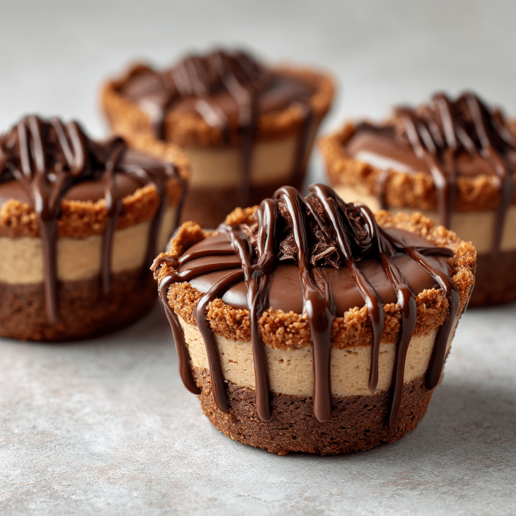 Crispy Chocolate Cheesecake Cups Recipe - Recipe Image
