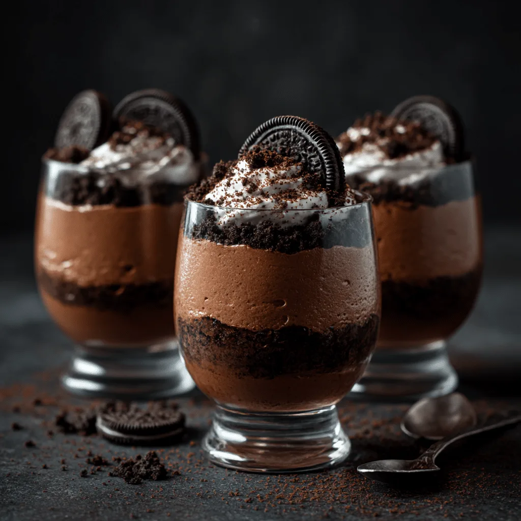 Oreo Chocolate Mousse Recipe - Recipe Image