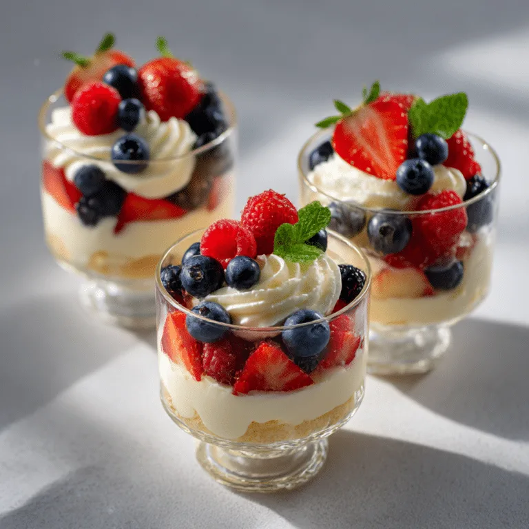 Vanilla Berry Chantilly Cups Recipe