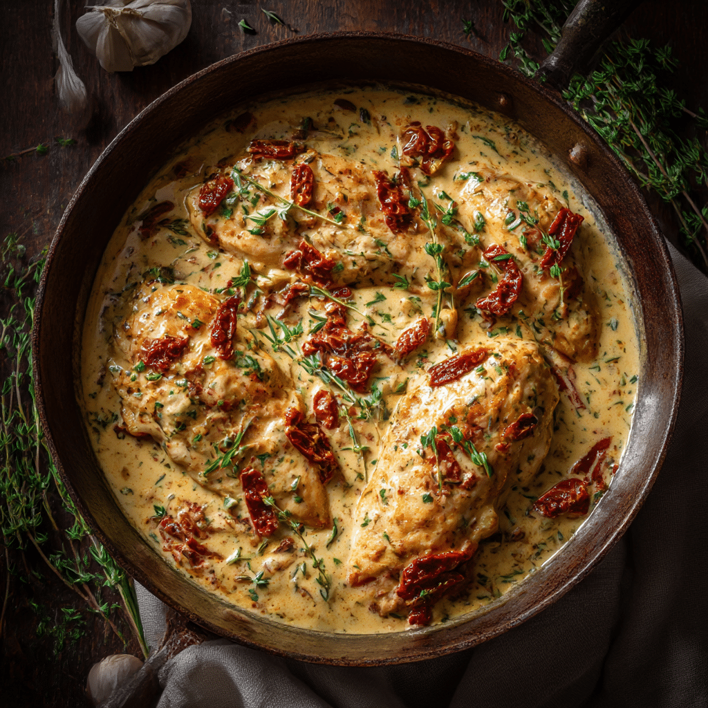 Creamy Tuscan Chicken Recipe - Recipe Image