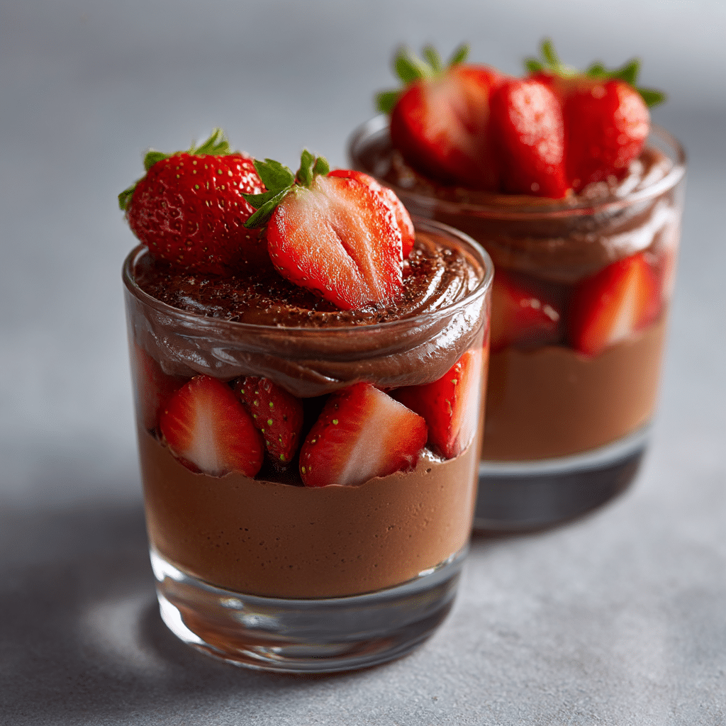 Chocolate Strawberry Dessert Cups Recipe - Recipe Image