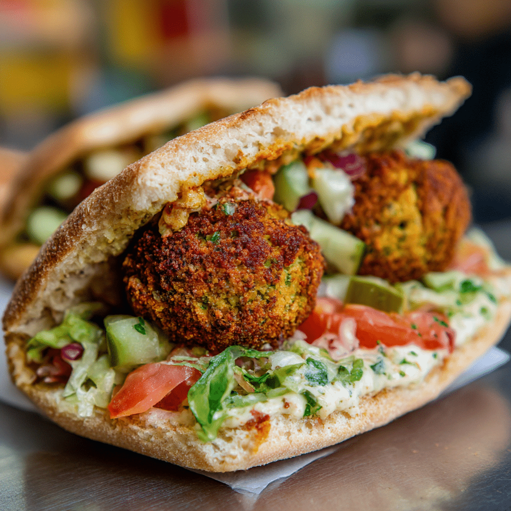 Falafel Street Sandwich Recipe - Recipe Image