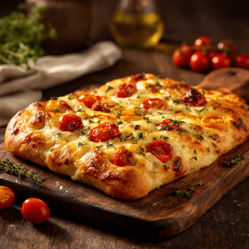 Easy Focaccia Pizza: An Incredible Ultimate Recipe - Recipe Image