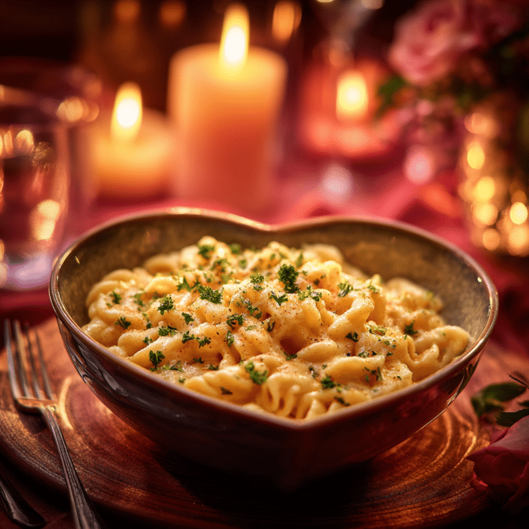 Creamy Garlic Pasta for Two: Cozy Romantic Comfort Recipe