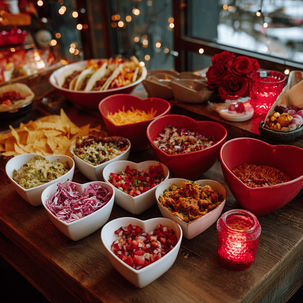 Valentine’s Day Taco Bar Recipe - Recipe Image