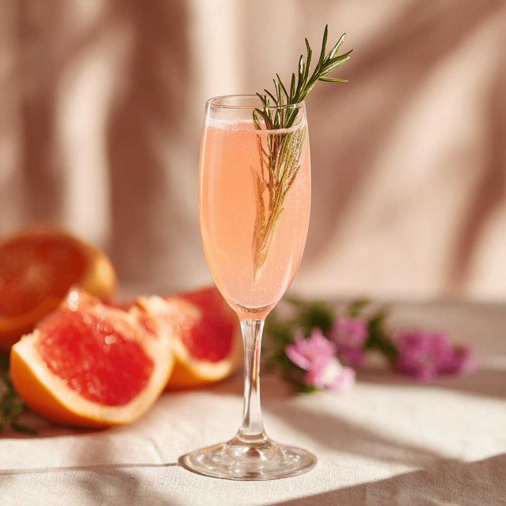 Grapefruit Rosemary Spritzer Recipe - Recipe Image