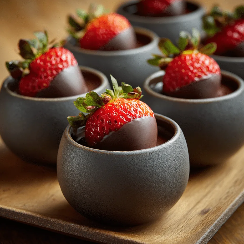 Simple Strawberry Chocolate Cups Recipe - Recipe Image
