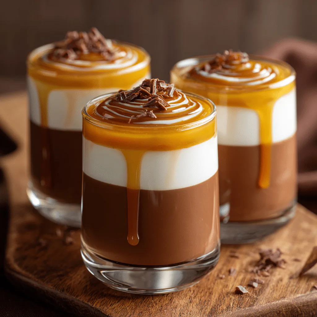 Chocolate Caramel Cream Glasses Recipe - Recipe Image