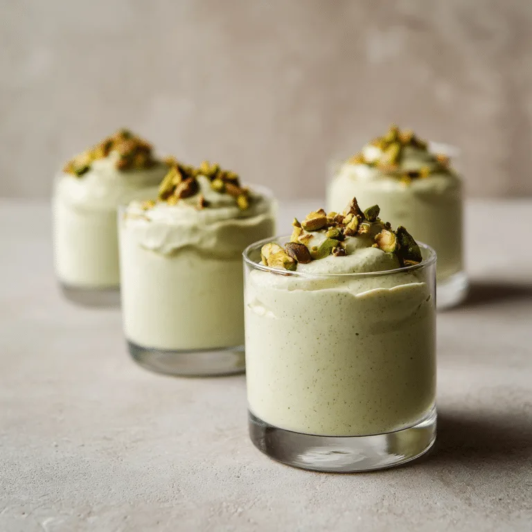 Pistachio Ricotta Cream Cups Recipe