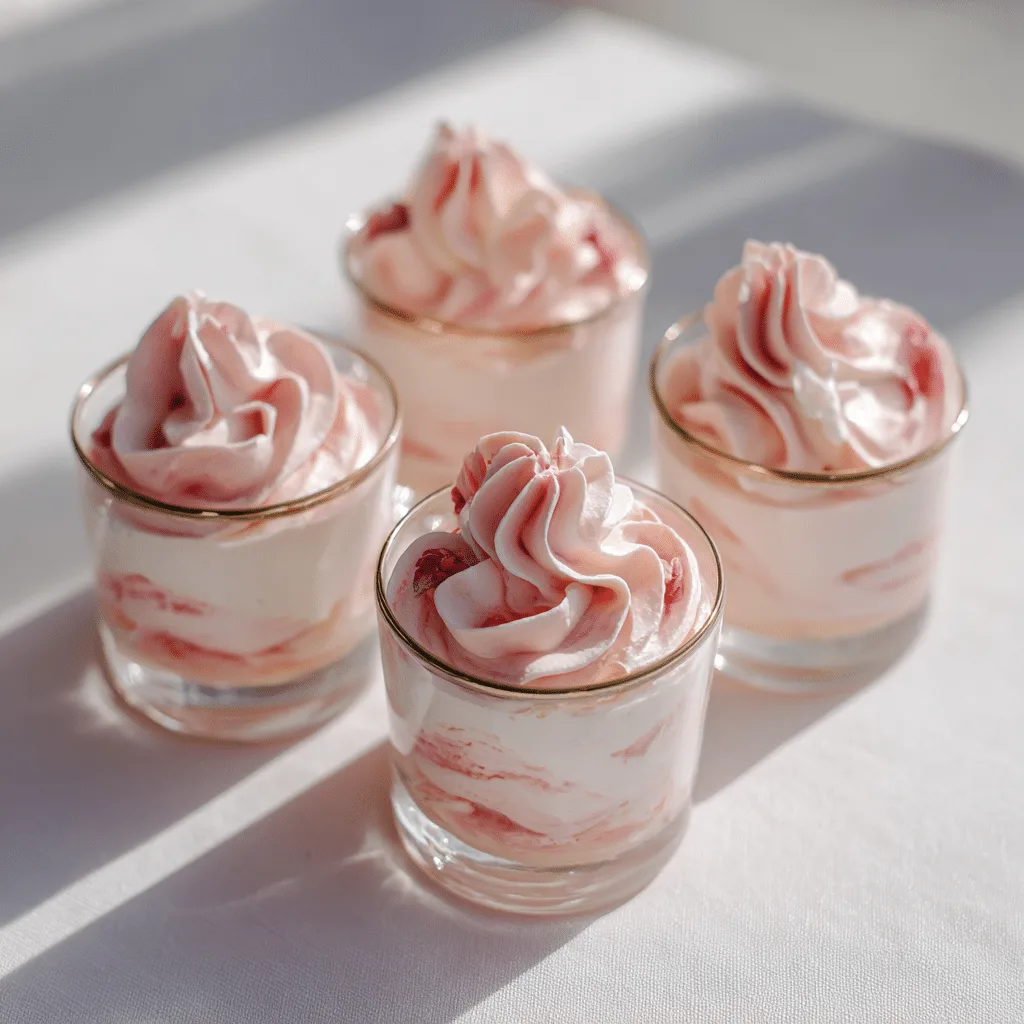 Strawberry Cheesecake Mousse Cups Recipe - Recipe Image