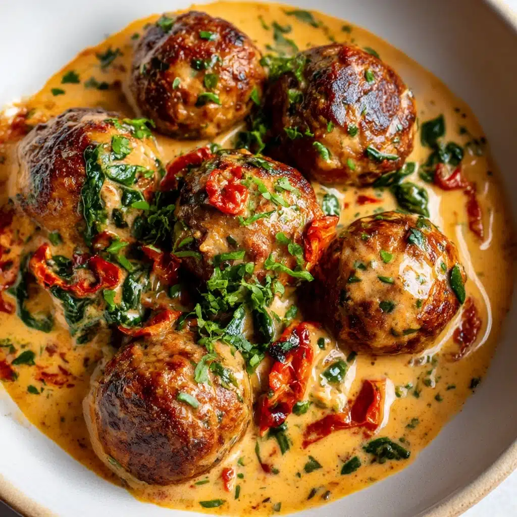 Marry Me Chicken Meatballs Recipe - Recipe Image