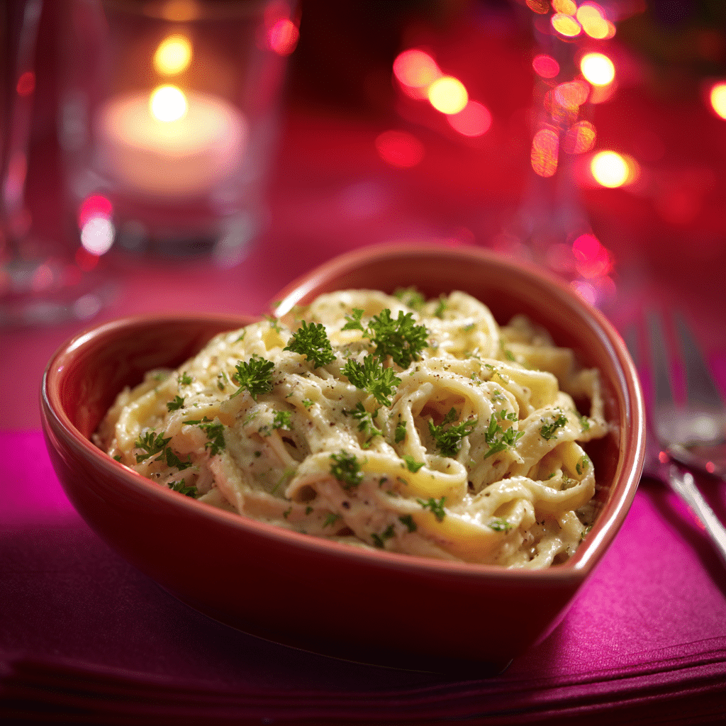 Creamy Garlic Pasta for Two: Cozy Romantic Comfort Recipe - Recipe Image