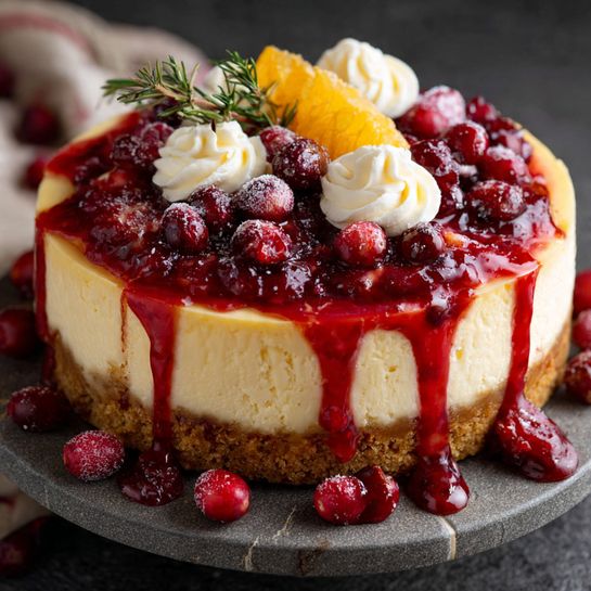 Cranberry Cheesecake Recipe